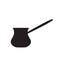 Cezve turkish coffee maker icon