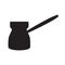 Cezve turkish coffee maker icon