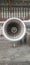 The CFM engine of the Airbus A320 aircraft shot from the center angle looks aesthetic