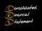 CFS - Consolidated Financial Statement acronym