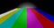 A cg of 3d backgrounds of a color bar signal pattern gradation