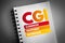 CGI - Common Gateway Interface acronym on notepad, technology concept background