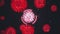 CGI imagery of the COVID-19 coronavirus also known as 2019-nCov and first reported in Wuhan, China. Bright red virus