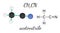 CH3CN acetonitrile molecule