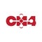 Ch4 methane logo wordmark template