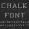 Chack font. Large black printed Latin letters.