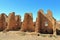 Chaco Culture National Historical Park with Kin Kletso Pueblo in the Canyon, New Mexico, USA