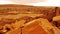 Chaco Culture National Historical Park Pueblo Bonito Native American Ruins Raining New Mexico Southwest USA