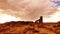 Chaco Culture National Historical Park Time Lapse Pueblo Bonito Native American Ruins Sunset New Mexico Southwest USA