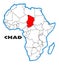 Chad Africa Map