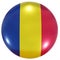 Chad national flag button