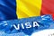 Chad Visa. Travel to Chad focusing on word VISA, 3D rendering. Chad immigrate concept with visa in passport. Chad tourism entrance