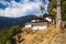 Chagri Cheri Dorjeden Monastery, Buddhist monastery near capital Thimphu in Bhutan, Himalayas