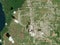 Chaguanas, Trinidad and Tobago. Low-res satellite. No legend