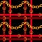 Chain and belt seamless pattern design.