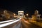 The Chain Bridge in Budapest in the evening. Sightseeing in Hungary