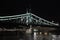 Chain Bridge, Budapest, Hungary, night