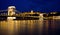 Chain bridge and castle Budapest, Hungary