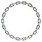 Chain coiled in a circle