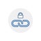 Chain hyperlink link lock web web link icon