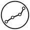 Chain icon in black circle