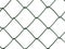 Chain-link aka wire netting fence, isolated