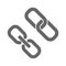 Chain link simbol. Chain vector symbol. link icon vector. Hyperlink chain symbol. External Link icon isolated. Link single icon is