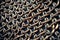 Chain Mail Texture, Chain Armour Hauberk Background, Medieval Knight Chainmail, Generative AI Illustration