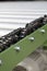 Chain of roller conveyor - Shallow DOF