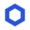ChainLink flat icon on white background