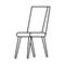 Chair classic isolated icon
