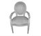 Chair french style carver white