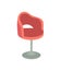 Chair Furniture of Spa Salon Office Icon Vector