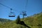 Chair lift at the mount Pizol in Switzerland 7.8.2020