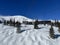 Chair lift and snow slopes at Breckenridge Ski Resort in Colorado.