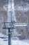 Chair lifts overlooking snowy landscape in Utah