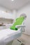 Chair in modern healthy beauty spa salon. Interior of treatment room.