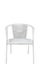 Chair, plastic wicker white chair