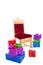 Chair of sinterklaas with presents