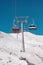 Chairlift in alpine ski area