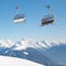 Chairlift at Alpine Ski Resort