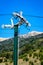 Chairlift on Cerro Catedral in summer.