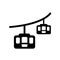 chairlift icon. Trendy chairlift logo concept on white background from Transportation collection
