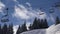 Chairlift, Ski Lift in Alps, Alpine Cable Car, Winter Sports, Tourists Skiing