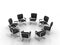 Chairs arranging round small group