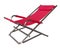 Chaise lounger - red