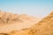 Chak chak, Iran - 4th june, 2022: Scenic panorama of mountains from Chak chak village in Iran, middle east