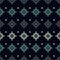 Chakana inca crosses seamless pattern. Ethnic embroidery print. Ornamental folk wallpaper. Native american ornament