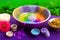 Chakra crystal stones, calm energy flow, art mind spiritual mental health therapy