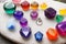 Chakra crystal stones, calm energy flow, art mind spiritual mental health therapy